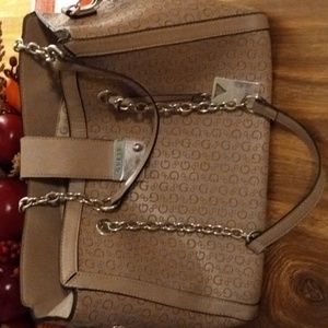 Guess handbag light rose color
